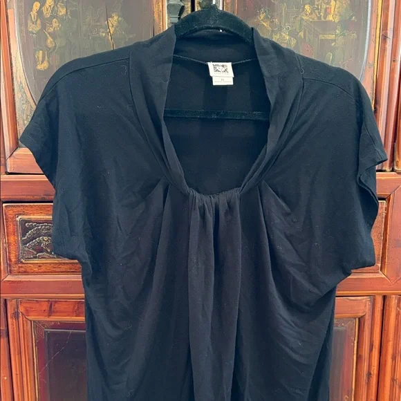Bundle 4 Women's XL Black Casual short sleeve tops - Picture 4 of 9